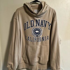 Old Navy Tan Sweatshirt Hoodie Casual Wear